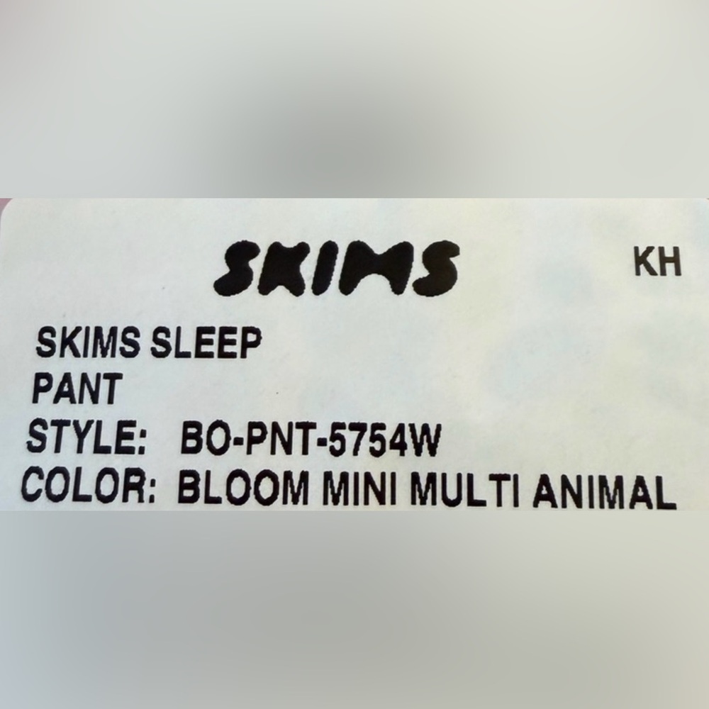NWT SKIMS BLOOM SLEEP PANTS LARGE - Picture 4 of 4